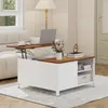 Table basse Puluomis avec mécanisme de levage, table à Voir les images du produit 8