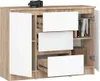 Cassettiera combinata JUNIPER - rovere sonoma / bianco Anteprima dell’immagine prodotto 2