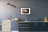 MuchoWow® Gerahmtes Poster Zwei Tassen Kaffee mit Latte Art Produktbild-Vorschau 2