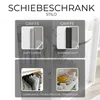 IDOHOME-Dreitüriger Schiebetürenschrank Kleiderschrank mit Produktbild-Vorschau 6