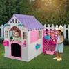 Dolu Garten Spielhaus mit Zubehör in Weiß/Rosa Produktbild-Vorschau 5