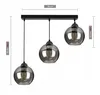 LUXOLAR Pendelleuchte 3 flammig Schwarz, Led Deckenleuchte Produktbild-Vorschau 4