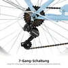 Mädchen Kinderfahrrad 20/24 Zoll, 7-Gang Shimano, Produktbild-Vorschau 6