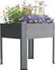 VCM Metall Hochbeet 50x40x45 cm, stehender Pflanzkasten für Produktbild-Vorschau 3