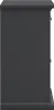 A side view of a dark gray sideboard. Produktbild-Vorschau