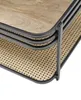 Couchtisch BOMI Platte aus Mangoholz, Metallgestell mit Produktbild-Vorschau 3