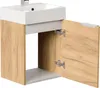 WC ospiti Lavabo salvaspazio "Cubi 40 cm" Rovere oro Anteprima dell’immagine prodotto 16