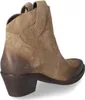 Lazamani Damen Westernstiefelette Hellbraun Rauleder Größe: Produktbild-Vorschau 4
