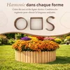 Floranica Bordure de Jardin en bois 10 x 200 cm Nature Voir les images du produit 4