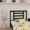 vidaXL Kopfteil Schwarz 96x4x100 cm Massivholz Kiefer -  Produktbild-Vorschau 8