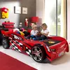 Autobett Night Speeder 90 x 200cm - Rot Produktbild-Vorschau 2