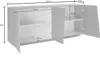 Kommode Dliguor, Küchen-Sideboard mit 4 Türen, Produktbild-Vorschau 3