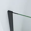 Walk-in-Dusche 100cm Duschabtrennung schwarz matt Duschwand Produktbild-Vorschau 5