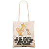Mr. & Mrs. Panda Tote Bag Fuchs Hundetraining - Transparent Produktbild-Vorschau 3