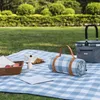 Nepromokavá zahradní pikniková deka 200x200 cm - modrá Náhled obrázku produktu 4