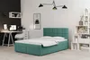 Boxspringbett Schlafzimmerbett FRASCO 200x200cm in Stoff Produktbild-Vorschau 1