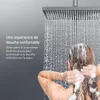 EMKE Système de douche avec thermostat tablette en verre Voir les images du produit 12