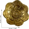 Räucherstäbchenhalter klein Blume Metall gold Blüte Produktbild-Vorschau 5