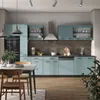 Küchenzeile Vicco R-Line Blau-Grau/Anthrazit 350 cm mit Produktbild-Vorschau 4
