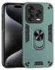 A phone case with a ring holder is shown against a light gray background. Produktbild-Vorschau