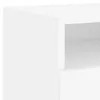 Nachttische mit LED-Leuchten 2 Stk. Weiß 40x39x37 cm Produktbild-Vorschau 11