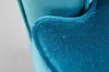 Casa Padrino Luxus Art Deco Lounge Sessel Blau - Luxury Produktbild-Vorschau 6