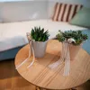 Grijze bloempot met ribbels, geschikt voor buiten, rond, Productafbeelding-voorbeeld 5