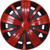4x PREMIUM DESIGN Radkappen Radzierblenden "Spinel BIS" 15 ZOLL in Rot / Schwarz – Produktansicht 2 Produktbild-Vorschau