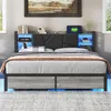 Łóżko 160x200 cm z USB i 2 szufladami, zagłówek Podgląd zdjęcia produktu 2