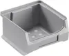 Graue Sichtlagerbox 1.0 | HxBxT 6x10x10cm | 0,4 Liter | Produktbild-Vorschau 1