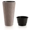 nabbi Plastový kvetináč DPSP300 29,7 cm - mocca Náhľad obrázku produktu 7