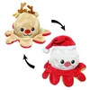 Oktopus Weihnachten Plüsch Anhänger wendbar - ca. 7 cm Produktbild-Vorschau 7
