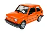 Welly FIAT 126p Arancione Scala 1:21 Modello in scala 24066 Anteprima dell’immagine prodotto 1