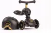 Kinder Scooter 2in1 Scoot & Ride Highwaykick 1 Black Gold Produktbild-Vorschau 7