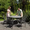 di volio Gartentisch Palermo ø 120 cm, rund - grau, Produktbild-Vorschau 6
