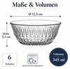 LAV Glasschalen 6er Set Dessertschalen Müslischalen Produktbild-Vorschau 3