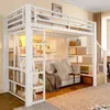 Flieks Etagenbett 90x200cm mit Regal, Hochbett mit Treppe Produktbild-Vorschau 3