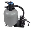 A sand filter system with a pump, shown against a white background. Produktbild-Vorschau