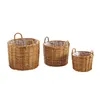 Kobolo Rattanübertopf Pflanzkorb Übertopf – Rattan lacak – Produktbild-Vorschau 1