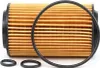 A product shot of an oil filter with two small o-rings in the foreground. Produktbild-Vorschau