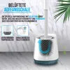 Strex Toilettenbürste Silikon mit Halter Weiß - Schnell Produktbild-Vorschau 3