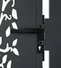 vidaXL Zahradní brána antracit 100x200 cm ocelový design Náhled obrázku produktu 7
