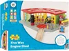 Bigjigs Rail Exklusiv-Depot für 5 Züge Produktbild-Vorschau 1