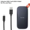 SanDisk SDSSDE30-1T00-G26, 1 TB, USB Typ-C, 3.2 Gen 2 (3.1 Produktbild-Vorschau 6