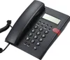 A black corded telephone is shown against a white background. Produktbild-Vorschau