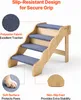 VEVOR Hundetreppe 740x430x500 mm, 4-stufige Hautiertreppe, Produktbild-Vorschau 4