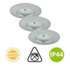 Briloner LED Einbauleuchten alu 3er-Set 3xLED-Modul/4,8W Produktbild-Vorschau 5