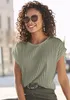 LASCANA Kurzarmshirt khaki Größe 44/46 Produktbild-Vorschau 5