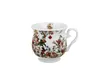 DUO FLORAL Becher 400 ml VINTAGE FLOWERS WHITE New Bone Produktbild-Vorschau 2