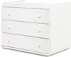 Łóżeczko dziecięce KOMPAKT 3W1 120x80 białe z komodą Podgląd zdjęcia produktu 7